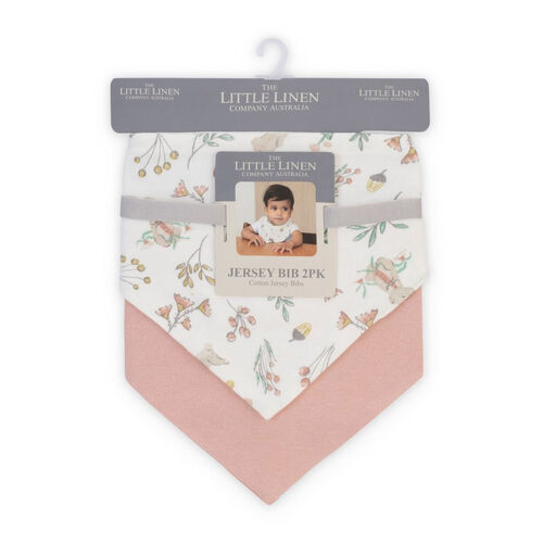 Baby First Little Linen Jersey Bib